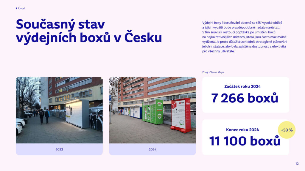 stav výdejních boxů v česku